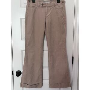Women's Old Navy Khaki Corduroy Pants, Size 6